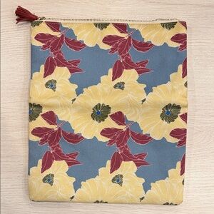 Rachel Pally Blue and Yellow Floral Clutch